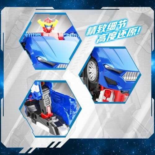 正版 hello carbot 衝鋒戰士 Hawk X 雄鷹王霍克 變形機器人 兒童玩具 變形玩具車 兒童生日禮物：圖片 4