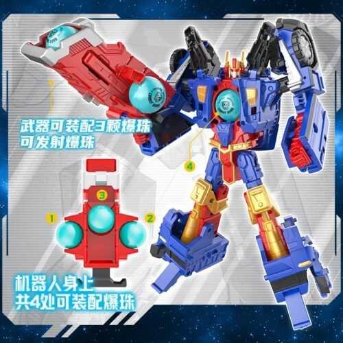 正版 hello carbot 衝鋒戰士 Power Bumba 爆射新星 變形機器人 兒童玩具 兒童生日禮物 玩具車：圖片 6