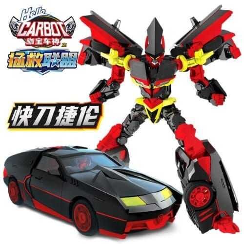 正版 hello carbot 衝鋒戰士 音速杰銳 JETREN 音速傑銳 變形機器人 兒童玩具 兒童生日禮物 玩具車：圖片 4