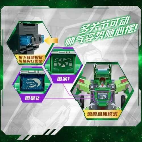 正版 hello carbot 衝鋒戰士 Stormdiver 潛行金剛 鱷魚 變形機器人 兒童玩具 兒童生日禮物玩具車：圖片 6