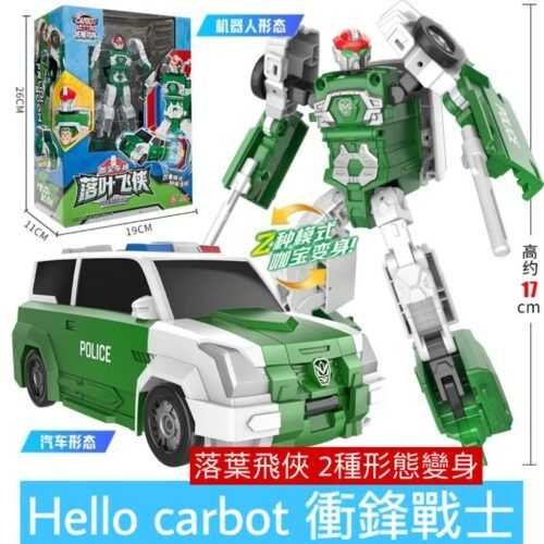 tw-11134207-7rash-m1ecavpyzcwk0c 正版 hello carbot 衝鋒戰士 PrudiBoom 落葉飛俠 變形機器人 兒童玩具 變形玩具車 兒童生日禮物:圖片 8
