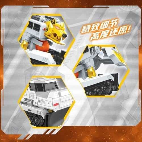 正版 hello carbot 衝鋒戰士 Dozer Bomb Bomb 冰暴銀虎 變形機器人 兒童玩具 生日禮物 玩具：圖片 5