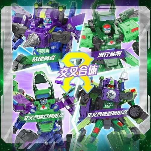 正版 hello carbot 衝鋒戰士 Stormdiver 潛行金剛 鱷魚 變形機器人 兒童玩具 兒童生日禮物玩具車：圖片 8