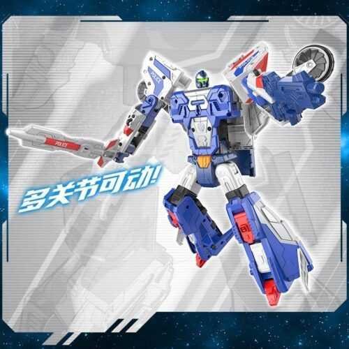 正版 hello carbot 衝鋒戰士 Drocop 烈陽飛天 變形機器人 兒童玩具 變形玩具車 兒童生日禮物 機器人：圖片 4