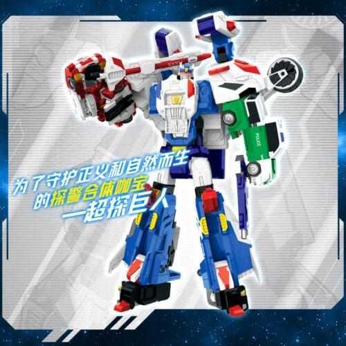 正版 hello carbot 衝鋒戰士 超探巨人 變形機器人 兒童玩具 變形玩具車 兒童生日禮物 變形合體機器人 玩具：圖片 6