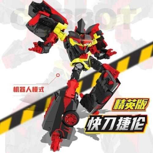 正版 hello carbot 衝鋒戰士 音速杰銳 JETREN 音速傑銳 變形機器人 兒童玩具 兒童生日禮物 玩具車：圖片 6