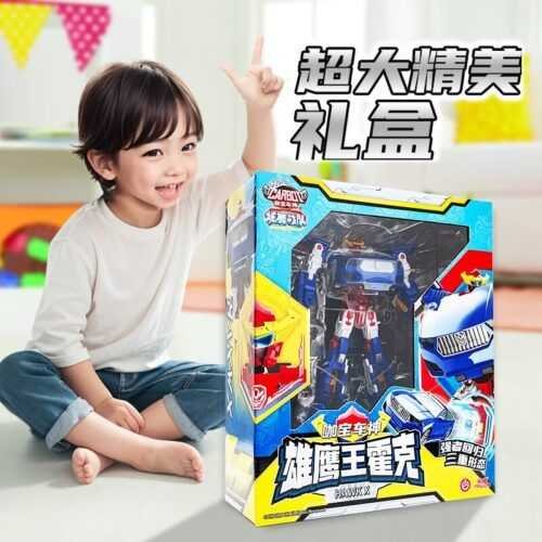 正版 hello carbot 衝鋒戰士 Hawk X 雄鷹王霍克 變形機器人 兒童玩具 變形玩具車 兒童生日禮物：圖片 9