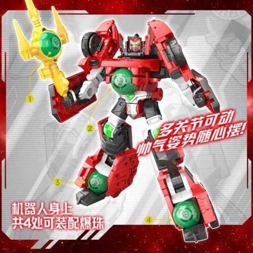 正版 hello carbot 衝鋒戰士 Screw Bumba 神準名將 變形機器人 兒童玩具 生日禮物 變形玩具車：圖片 6