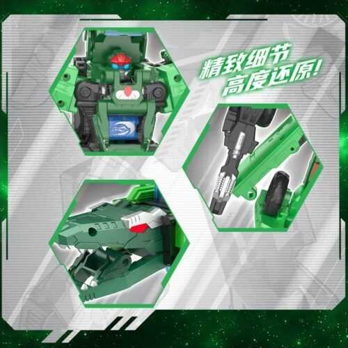 正版 hello carbot 衝鋒戰士 Stormdiver 潛行金剛 鱷魚 變形機器人 兒童玩具 兒童生日禮物玩具車：圖片 7