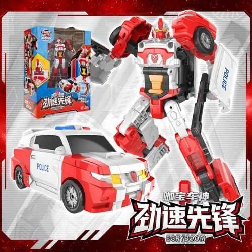 正版 hello carbot 衝鋒戰士 Egryboom 勁速先鋒  變形機器人 兒童玩具 變形玩具車 兒童生日禮物：圖片 8