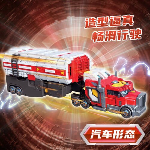 正版 metalcardbot S 炫卡鬥士 焰龍戰神 第二季野獸之力 變形機器人 油罐車 兒童玩具 糖果潮玩 玩具車：圖片 7