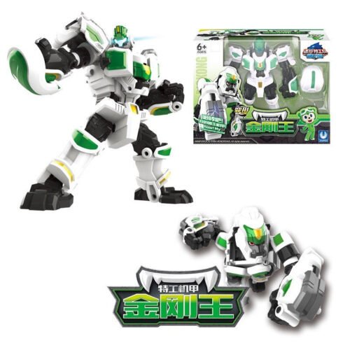 038a30e6-ee87-43bc-8c3a-2897205ff3bd 正版 MINI FORCE 迷你特工隊 宇宙警察 重裝戰警 百獸機甲 變形機器人 玩具車 兒童玩具 特攻隊 糖果潮玩:圖片 16