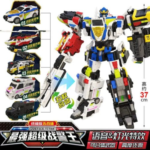 正版 MINI FORCE 迷你特工隊 最強超級戰警王 變形機器人 兒童玩具 變形玩具車 兒童生日禮物 變形玩具車：圖片 10