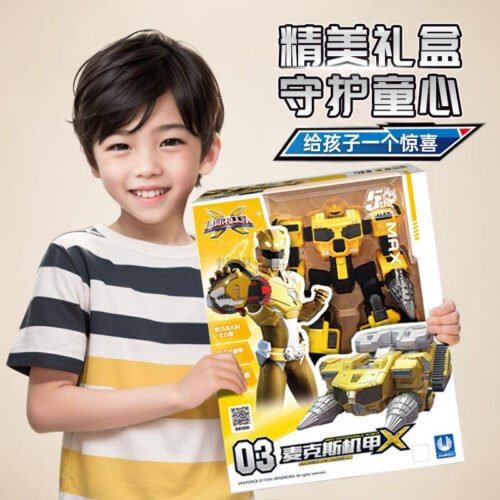 0b35f500-a249-4161-a3f3-117f63e1c575 正版 MINI FORCE 迷你特工隊 特工X機甲-麥克斯 變形機器人 兒童玩具 糖果潮玩 恐龍機器人 迷你特攻隊玩具車:圖片 7