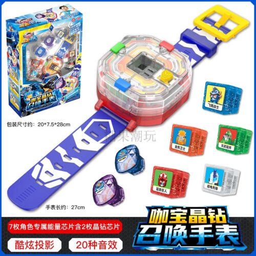 正版 hello carbot 衝鋒戰士 水晶寶石系列 變形機器人 兒童玩具 生日禮物 玩具車 水晶霍克X 糖果潮玩：圖片 10