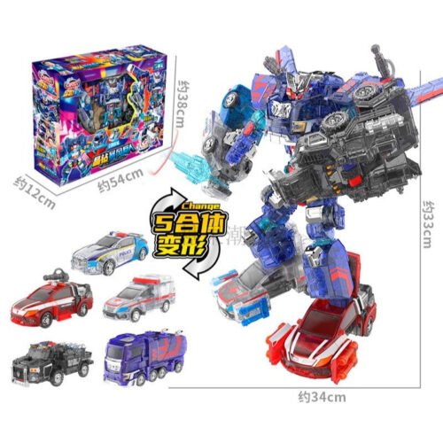 正版 hello carbot 衝鋒戰士 水晶寶石系列 變形機器人 兒童玩具 生日禮物 玩具車 水晶霍克X 糖果潮玩：圖片 8