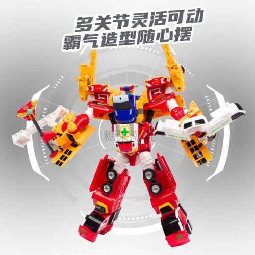 正版 hello carbot 衝鋒戰士 重裝悍將培恩 無敵超護巨人 變形機器人 糖果潮玩 變形玩具車：圖片 8