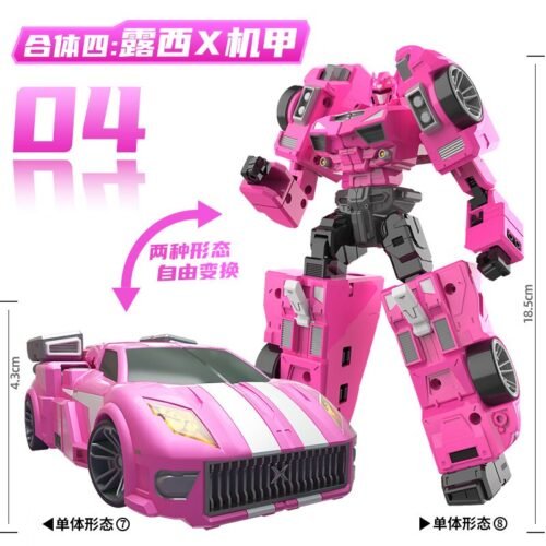 正版MINI FORCE 迷你特工隊 特工X創世機甲 變形機器人 變形車玩具 兒童玩具 生日禮物 迷你特攻隊 變形玩具車：圖片 6