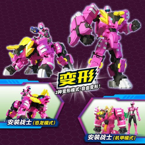 正版 MINI FORCE 迷你特工隊 超變晶龍機甲 變形機器人 糖果潮玩 生日禮物 恐龍機器人 迷你特攻隊 變形玩具：圖片 3