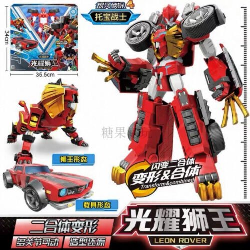 1bf6d189-7463-4eb7-818a-cdbd23a6a0e4 正版 Tobot GD 機器戰士 宇宙奇兵 正義賈斯/巨神傑恩/獅王凱薩 變形機器人 兒童玩具 糖果潮玩 變形玩具車:圖片 14