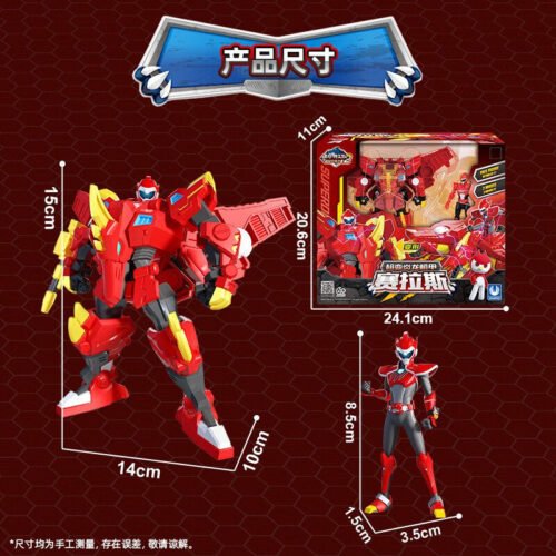正版 MINI FORCE 迷你特工隊 超變炎龍機甲 變形機器人 兒童玩具  糖果潮玩 恐龍機器人 迷你特攻隊 變形玩具：圖片 7
