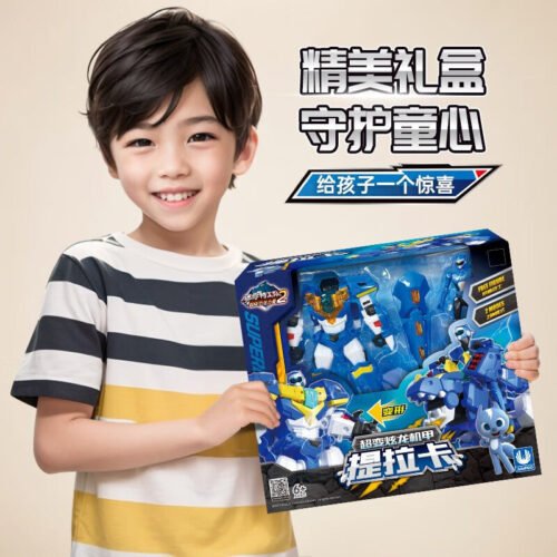 正版 MINI FORCE 迷你特工隊 超變炫龍機甲 變形機器人 兒童玩具  糖果潮玩 恐龍機器人 迷你特攻隊 變形玩具：圖片 8