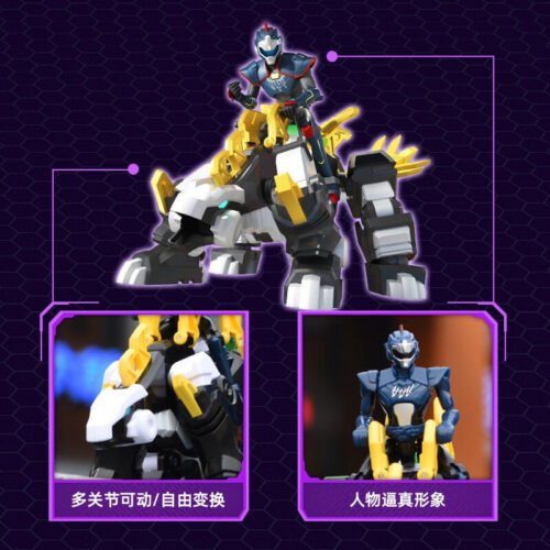 正版 MINI FORCE 迷你特工隊 超變擎龍機甲 變形機器人糖果潮玩 生日禮物 恐龍機器人 迷你特攻隊 變形玩具：圖片 4