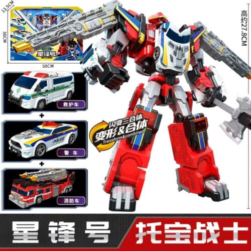 韓國正版 TOBOT GD 機器戰士 宇宙奇兵 銀河戰士 變形機器人 兒童玩具 生日禮物 變形玩具車至尊戰神/野獸/蠻牛：圖片 43