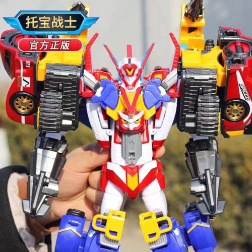 3cff3db1-4e8b-4953-8073-f3143257d59f 正版 TOBOT 機器戰士 託寶戰士 GD 宇宙奇兵 變形機器人 變身召喚器 汽車變形機器人 兒童玩具 生日禮物 糖果:圖片 3