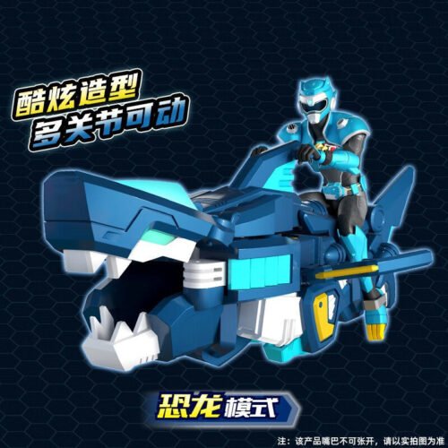 正版 MINI FORCE 迷你特工隊 超變怒鯊機甲 變形機器人 糖果潮玩 生日禮物 恐龍機器人 迷你特攻隊 鯊魚玩具：圖片 6