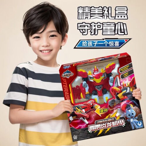 正版 MINI FORCE 迷你特工隊 霹靂炎龍機甲 變形機器人 兒童玩具 糖果潮玩 恐龍機器人 迷你特攻隊 變形玩具：圖片 9