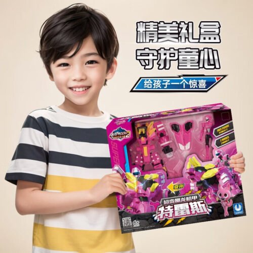 正版 MINI FORCE 迷你特工隊 超變晶龍機甲 變形機器人 糖果潮玩 生日禮物 恐龍機器人 迷你特攻隊 變形玩具：圖片 8