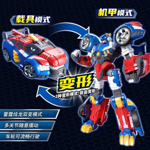 正版 MINI FORCE 迷你特工隊 變形機器人 兒童玩具  糖果潮玩 恐龍機器人 迷你特攻隊 變形玩具 玩具車 恐龍：圖片 4