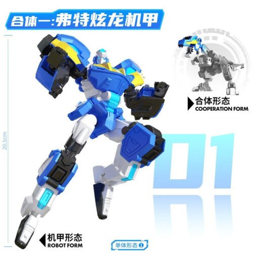 正版 MINI FORCE 迷你特工隊 超級霸龍王 變形機器人 恐龍機器人 兒童玩具 糖果潮玩 迷你特攻隊 合體機器人：圖片 4