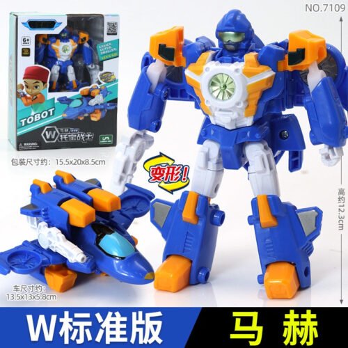 TOBOT機器戰士兄弟人男孩金剛艾斯x威克y汽車機甲車神合體 正版授權  超能版 變形機器人戰士 金剛：圖片 10