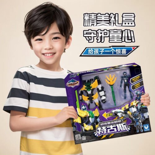 正版 MINI FORCE 迷你特工隊 超變擎龍機甲 變形機器人糖果潮玩 生日禮物 恐龍機器人 迷你特攻隊 變形玩具：圖片 8