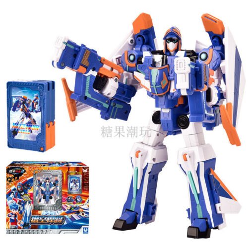 正版 metal cardbot S 炫卡鬥士2 獵空悍將 第二季野獸之力 變形機器人 飛機戰鬥機 兒童玩具 糖果潮玩：圖片 9