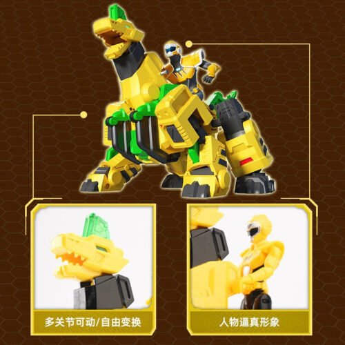 正版 MINI FORCE 迷你特工隊 超變鐳龍機甲 變形機器人  糖果潮玩 生日禮物 恐龍機器人 迷你特攻隊 變形玩具：圖片 4
