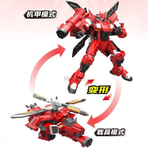 正版 MINI FORCE 迷你特工隊 五炫X機甲-賽米 變形機器人 兒童玩具 玩具車  糖果潮玩 迷你特攻隊 合體機器：圖片 3