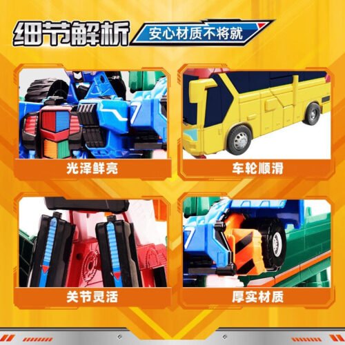 韓國正版 TOBOT GD 機器戰士 宇宙奇兵 坤特戰神 四合一 變形機器人 糖果潮玩 兒童生日禮物 玩具車 合體機器人：圖片 5