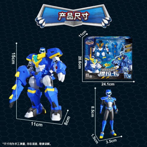 正版 MINI FORCE 迷你特工隊 超變炫龍機甲 變形機器人 兒童玩具  糖果潮玩 恐龍機器人 迷你特攻隊 變形玩具：圖片 7