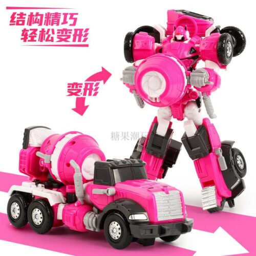 正版 MINI FORCE 迷你特工隊 五炫X機甲-露西 變形機器人 兒童玩具 玩具車 糖果潮玩 迷你特攻隊 合體機器人：圖片 4