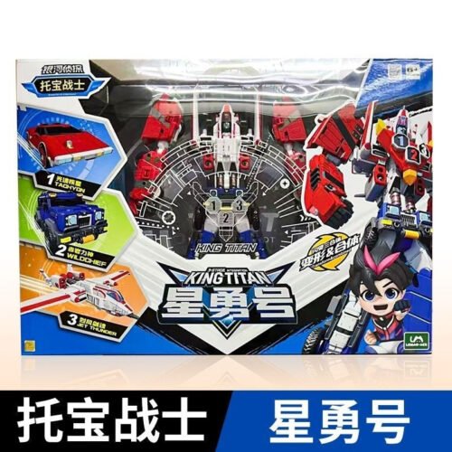 TOBOT GD 機器戰士 宇宙奇兵 韋德總長 疾速泰勇 閃電杰特 利爪沙德 巨力戴森 變形機器人 兒童玩具 糖果潮玩：圖片 9