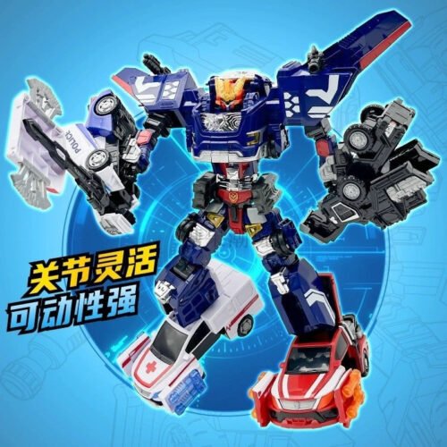 正版 hello carbot 衝鋒戰士 警探酷雷X 救援大力X 特警飛天X 暴風X 變形機器人 兒童玩具 糖果潮玩：圖片 5