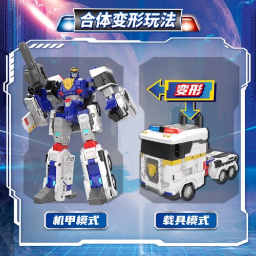 正版 MINI FORCE 迷你特工隊 最強超級戰警王 變形機器人 兒童玩具 變形玩具車 兒童生日禮物 變形玩具車：圖片 7