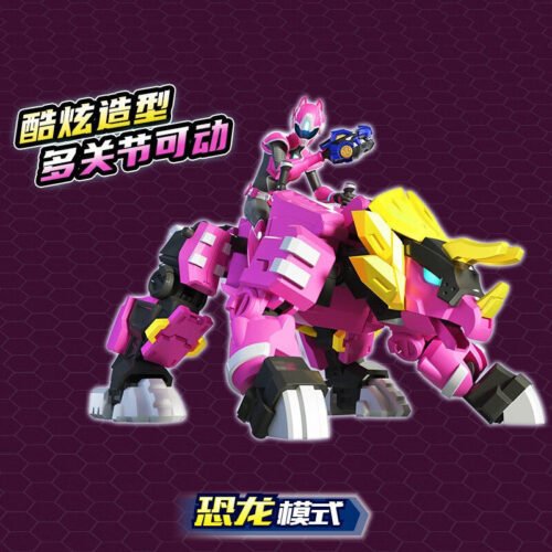 正版 MINI FORCE 迷你特工隊 超變晶龍機甲 變形機器人 糖果潮玩 生日禮物 恐龍機器人 迷你特攻隊 變形玩具：圖片 5