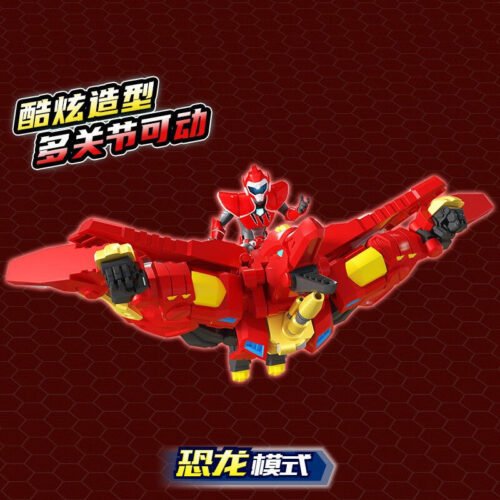 正版 MINI FORCE 迷你特工隊 超變炎龍機甲 變形機器人 兒童玩具  糖果潮玩 恐龍機器人 迷你特攻隊 變形玩具：圖片 5