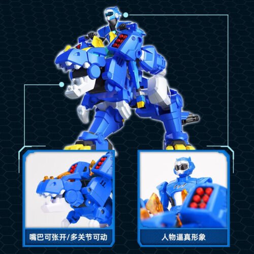 正版 MINI FORCE 迷你特工隊 超變炫龍機甲 變形機器人 兒童玩具  糖果潮玩 恐龍機器人 迷你特攻隊 變形玩具：圖片 4