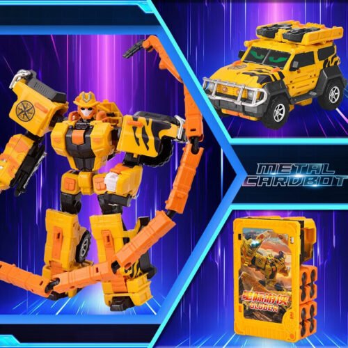 正版 metalcardbot S 炫卡鬥士2 星際遊俠 第二季野獸之力 變形機器人 越野車 兒童玩具 糖果潮玩 玩具車：圖片 4