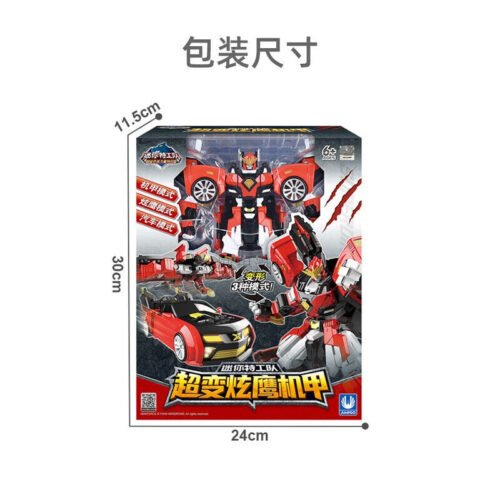 正版 MINI FORCE 迷你特工隊 超變炫鷹機甲 變形機器人 糖果潮玩 生日禮物 老鷹 變形玩具車 迷你特攻隊 玩具：圖片 6